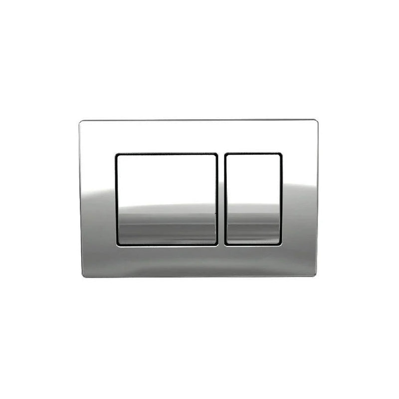 Kartell Rectangular-Shape True Flushplate, Chrome Finish