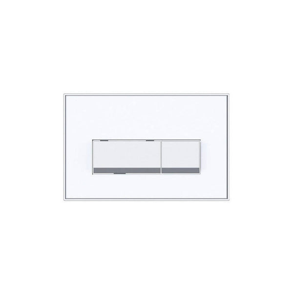 Kartell Keytec Glass White Flush Plate