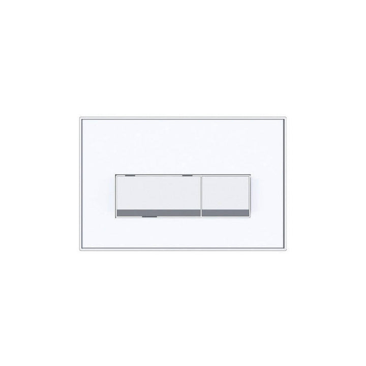 Kartell Keytec Glass White Flush Plate
