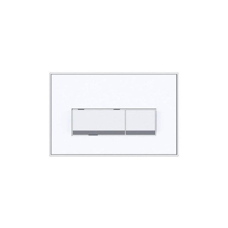 Kartell Keytec Glass White Flush Plate