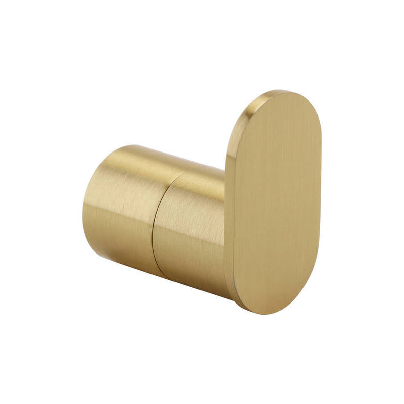 Kartell Brassware Ottone Robe Hook Brushed Brass