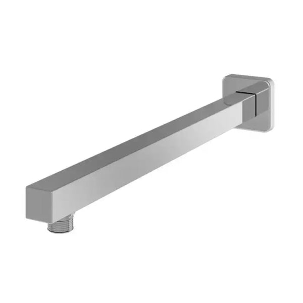 Eastbrook Modern Stainless Steel Square Fixed Over Head Shower Arm 400mm Chrome