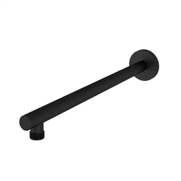 Eastbrook Modern Stainless Steel Round Fixed Over Head Shower Arm 400mm Matt Black