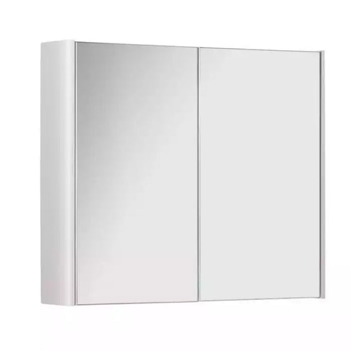 Kartell Options 2 Door Mirror Cabinet 600mm x 800mm White Gloss