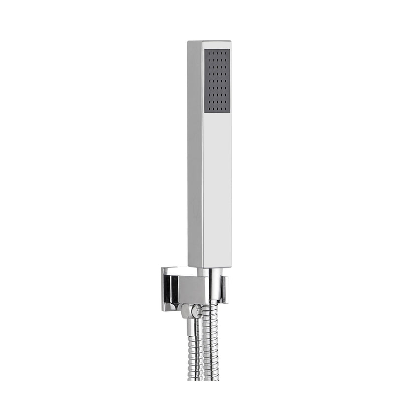 Kartell Square Outlet Elbow with Wall Bracket Flex & Handset