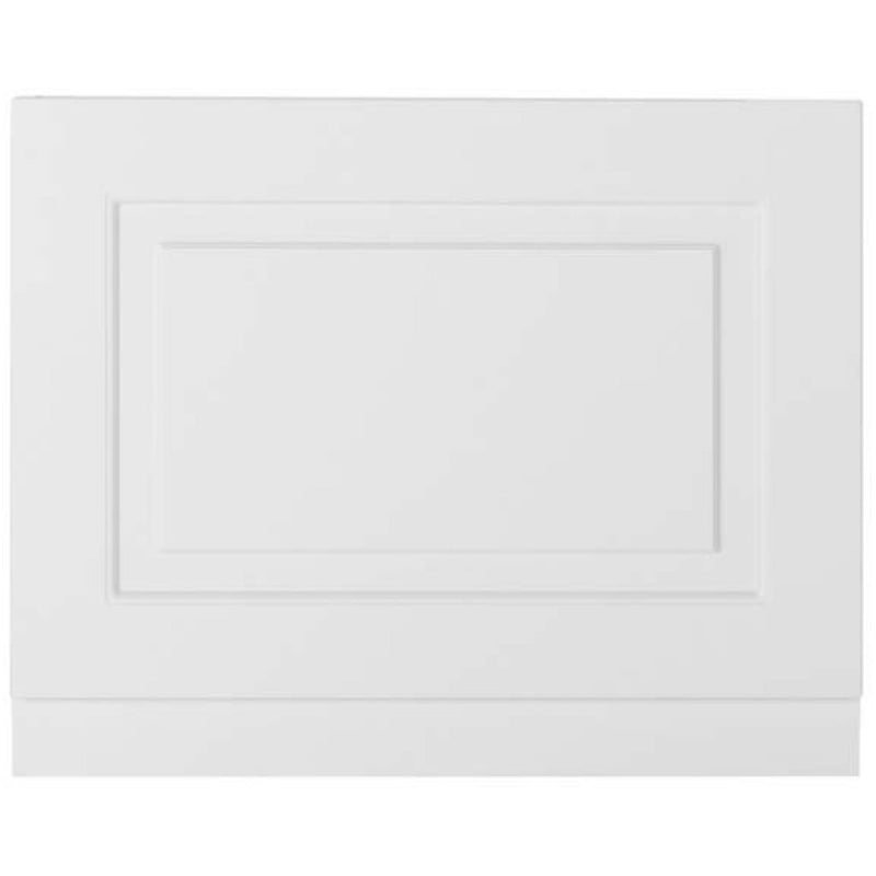 Kartell Astley 800Mm End Bath Panel - Matt White