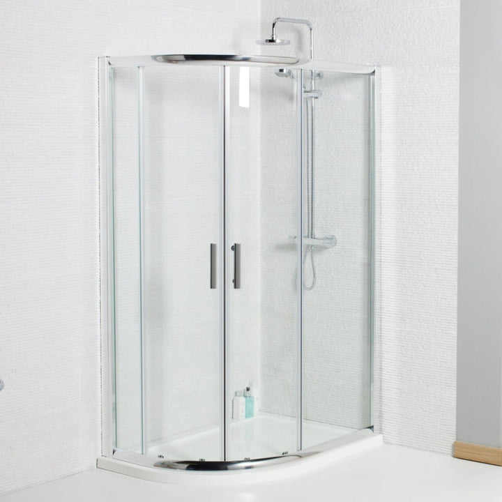 Kartell Koncept Offset Quadrant Enclosure 1000mm x 800mm 6mm Glass