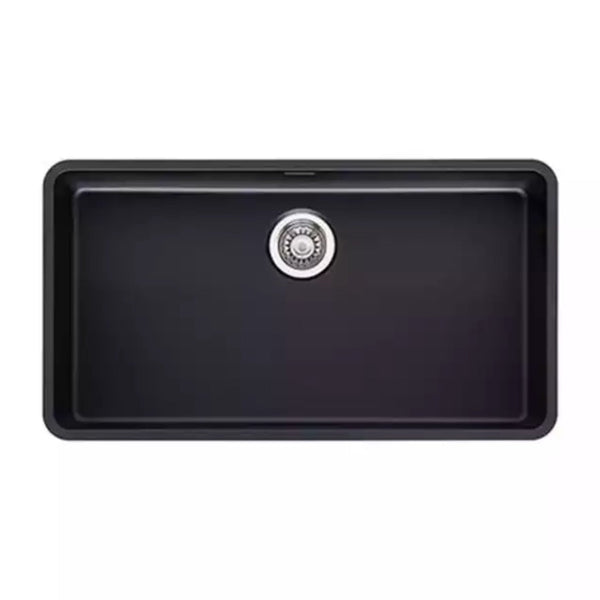 Reginox JB Integrated Undermount Stainless Steel 1 Bowl Kitchen Jet Black Sink