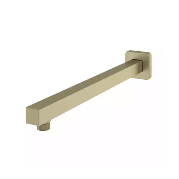 Eastbrook Modern Stainless Steel Square Fixed Over Head Shower Arm Brushed Brass