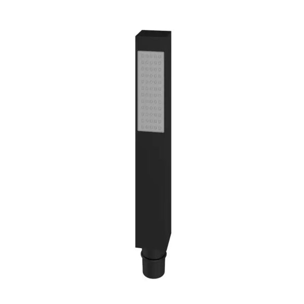 Eastbrook Modern Square Shower Handset Single function Full Spray Matt Black