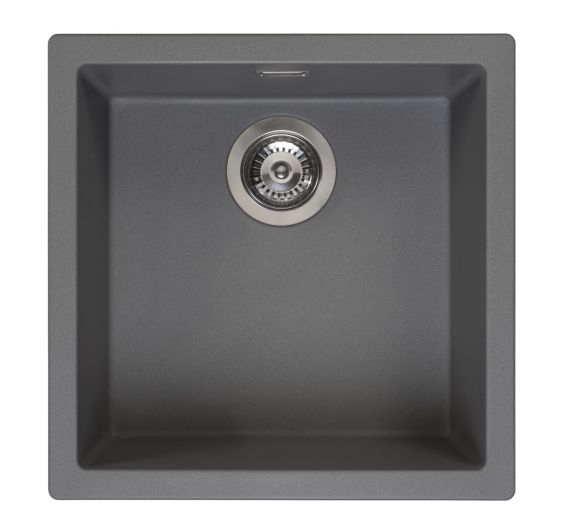 Reginox AMSTERDAM 40 Single Bowl Integrated Regi-Granite Metal Kitchen Sink Inset and Undermount Sinks