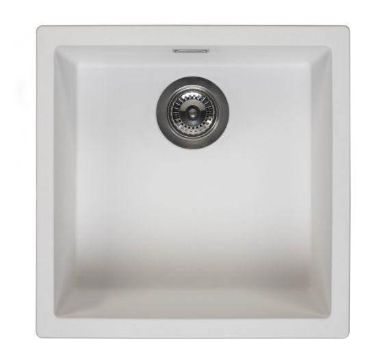 Reginox AMSTERDAM 40 Single Bowl Integrated Regi-Granite Metal Kitchen Sink Inset and Undermount Sinks