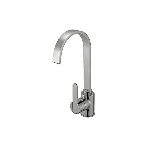 Reginox AMUR Steel Kitchen Sink Mixer Tap Brushed