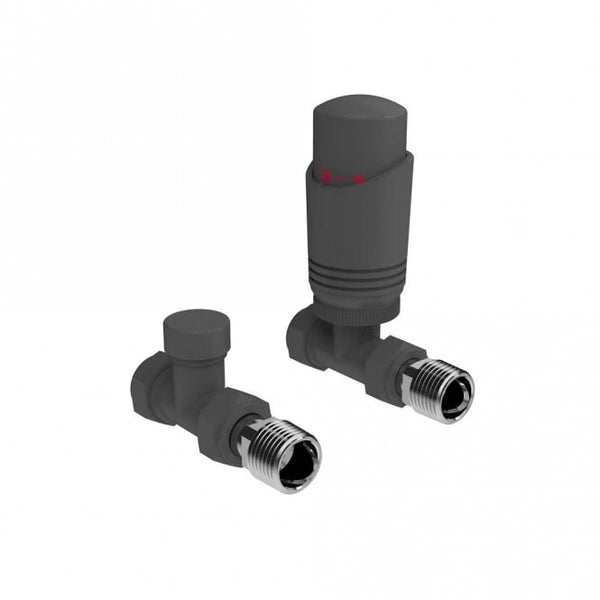 Kartell K-Design Straight Twin Valve Pack TRV Black
