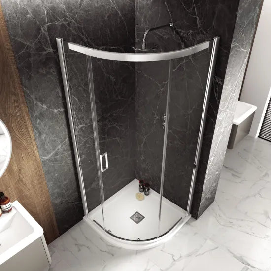 Aquadart Onisa 8 800mm Silver Quadrant Shower Enclosure
