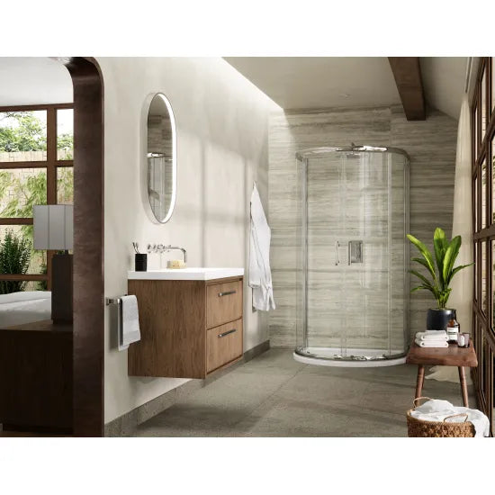 Hudson Reed Pacific 1050mm D-Shape Shower Enclosure