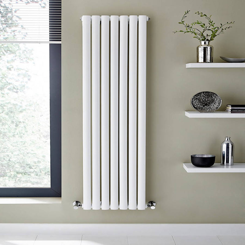 Kartell Aspen - Steel Vertical Designer Radiator -Single/Double - White