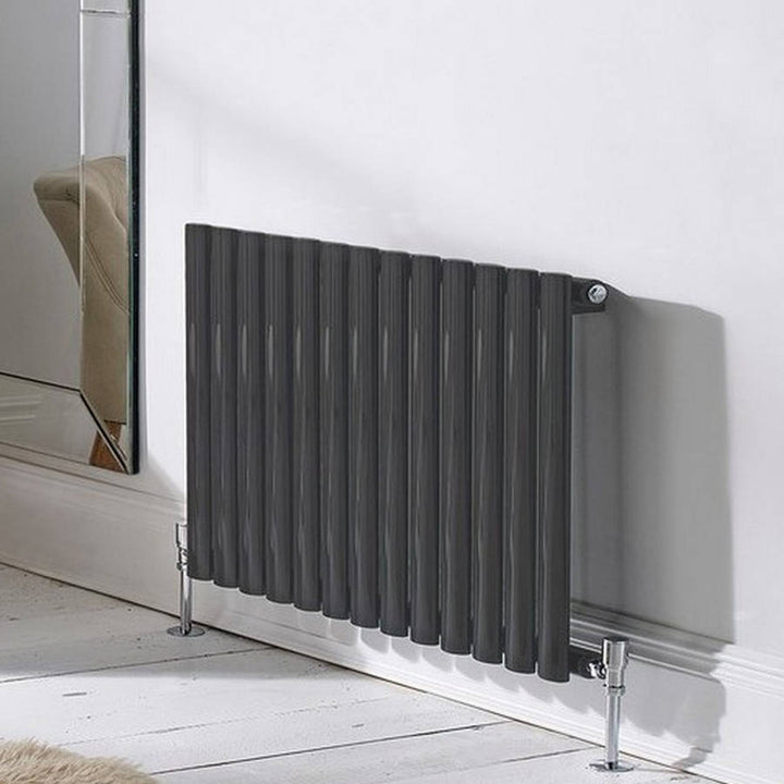Kartell Aspen Steel Single/Double Panel Horizontal Designer Radiator Anthracite