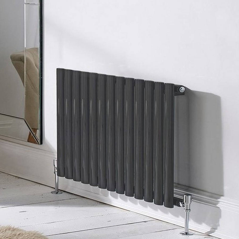 Kartell Aspen Steel Single/Double Panel Horizontal Designer Radiator Anthracite
