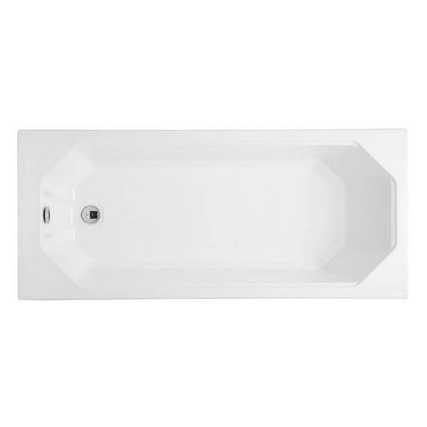 Kartell Astlea White Single Ended Bath with Legs 1700mm x 700mm