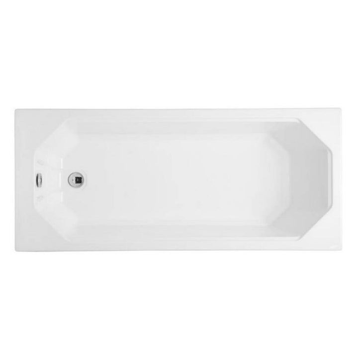 Kartell Astlea White Single Ended Bath with Legs 1700mm x 700mm