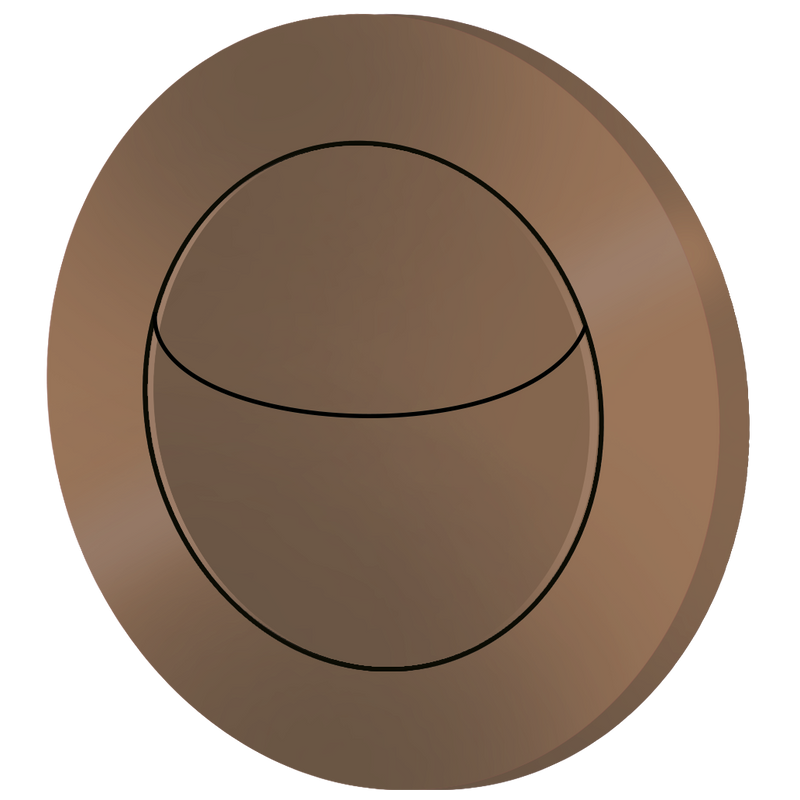 Aero Close Coupled WC Brushed Bronze Flush Button