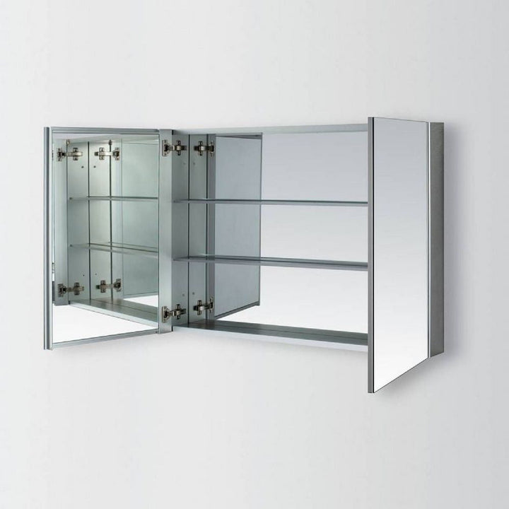 Kartell Genil 700mm x 800mm Mirrored Cabinet Clear Glass