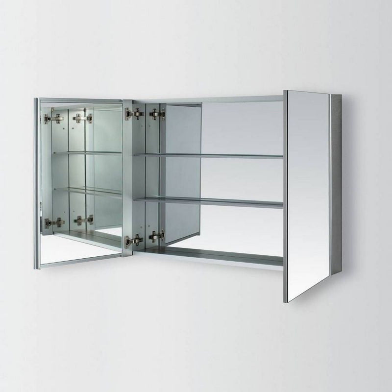 Kartell Genil 700Mm X 800Mm Mirrored Cabinet Clear Glass