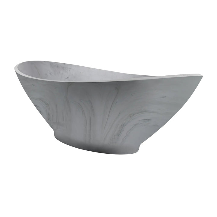 BC Designs Kurv Cian Solid Surface Freestanding Bath - 1890mm L x 900mm W