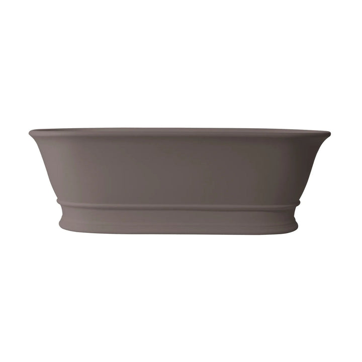 BC Designs Bampton Cian Solid Surface Freestanding Bath - 1555mm L x 740mm W