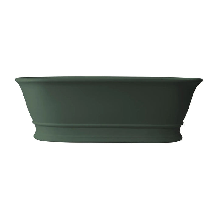 BC Designs Bampton Cian Solid Surface Freestanding Bath - 1555mm L x 740mm W