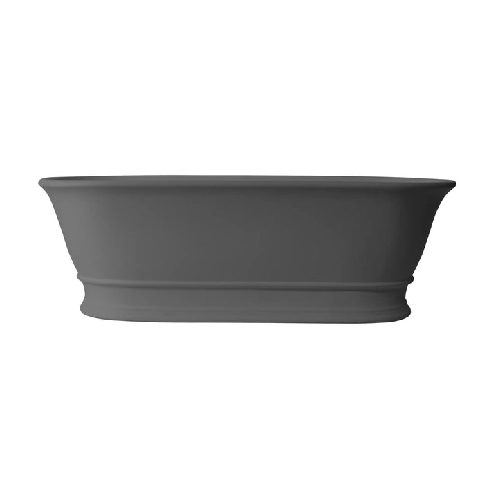 BC Designs Bampton Cian Solid Surface Freestanding Bath - 1555mm L x 740mm W