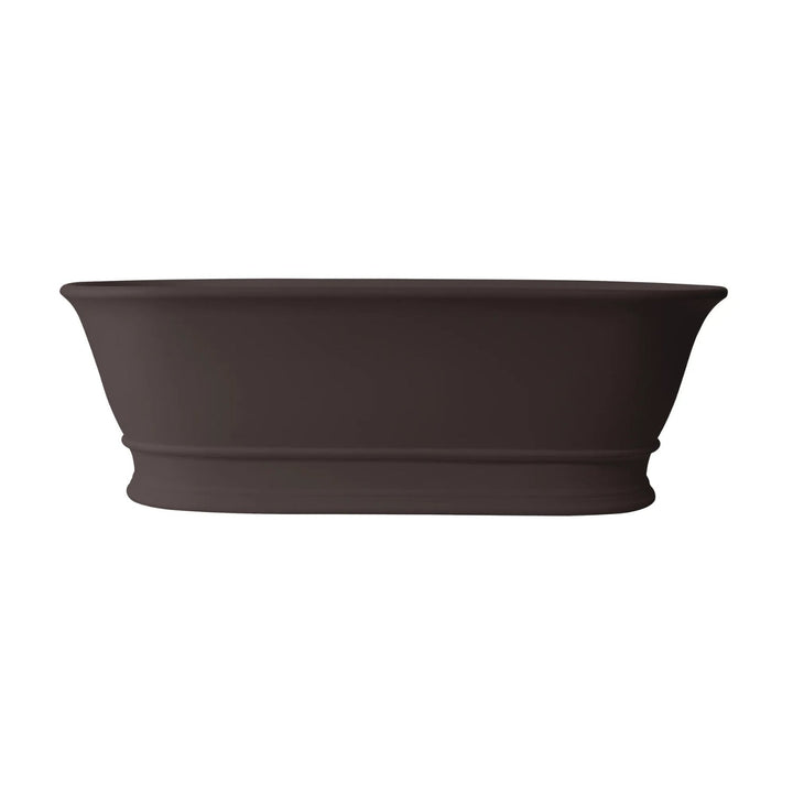 BC Designs Bampton Cian Solid Surface Freestanding Bath - 1555mm L x 740mm W