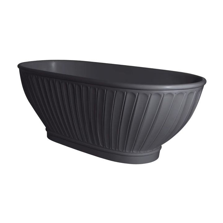 BC Designs Casini Cian Solid Surface Freestanding Bath - 1680mm L x 750mm W