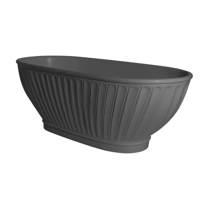 BC Designs Casini Cian Solid Surface Freestanding Bath - 1680mm L x 750mm W