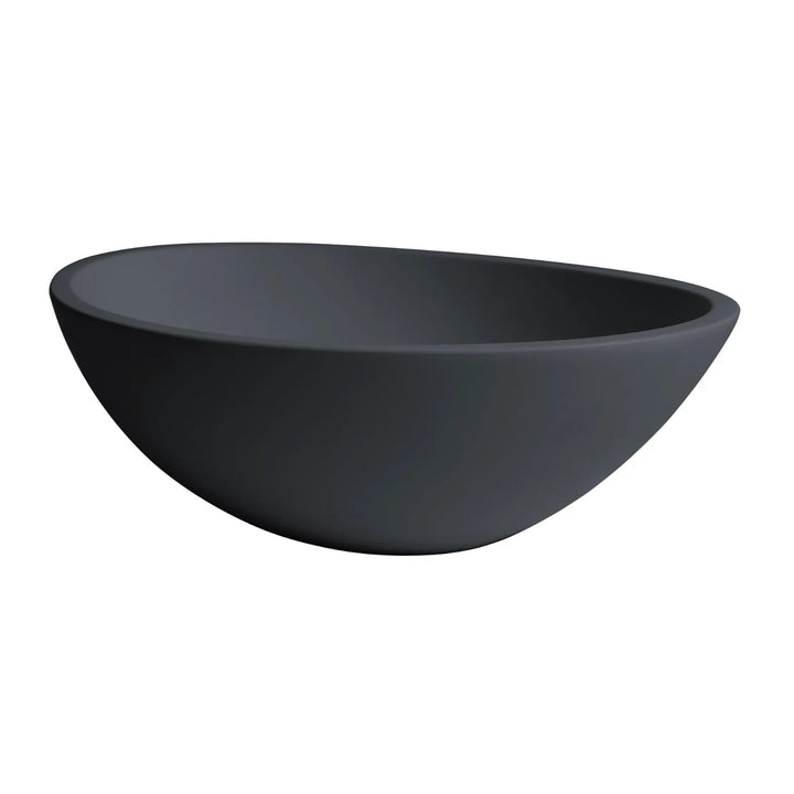 BC Designs Tasse/Gio Vanity Cian Solid Surface Countertop Basin - 575mm W x 145mm D