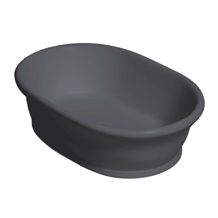 BC Designs Aurelius/Bampton Cian Solid Surface Countertop Basin 535mm W x 390mm D