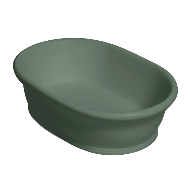 BC Designs Aurelius/Bampton Cian Solid Surface Countertop Basin 535mm W x 390mm D