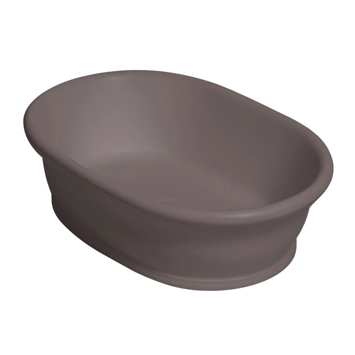 BC Designs Aurelius/Bampton Cian Solid Surface Countertop Basin 535mm W x 390mm D