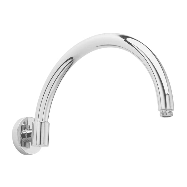 BC Designs Victrion Arch Wall Mounted Shower Arm 180mm H x 60mm W Brushed Chrome