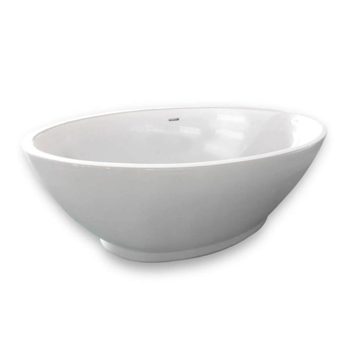 BC Designs Chalice Minor Acrylic Freestanding Bath - 1650mm L x 900mm W White