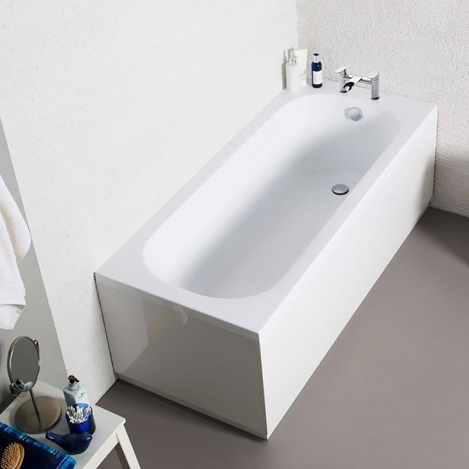 Kartell Sonic White Reinforced End Bath Panels Acrylic