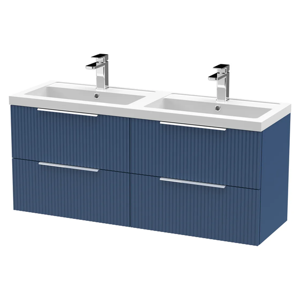 Hudson Reed - Wall Hung 4 Drawer Vanity & Double Basin