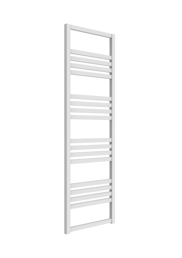 Reina Bolca White Aluminium Heated Towel Rail Radiator