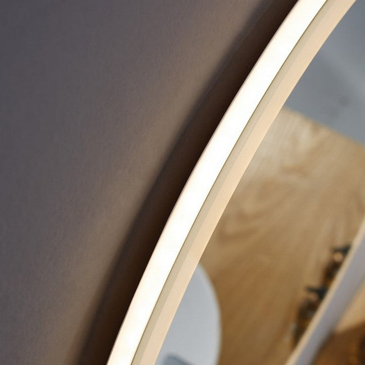 Kartell Guadiana 600mm Round Illuminated LED Mirror Clear Glass