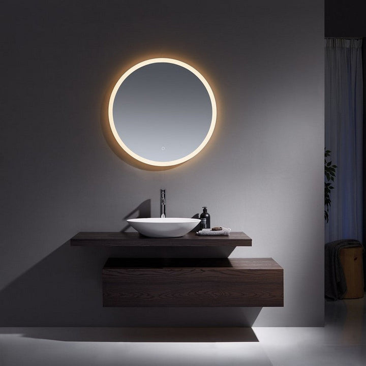 Kartell Guadiana 800mm Round Illuminated LED Mirror Clear Glass