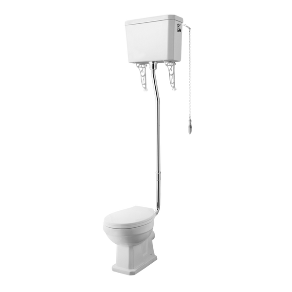 Nuie Carlton / High Level Pan, Cistern & Flush Pipe Kit