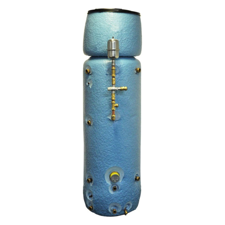 Telford Tristar Vented Thermal Store Combination Cylinders Solar Thermal + Sealed Coils Copper Blue