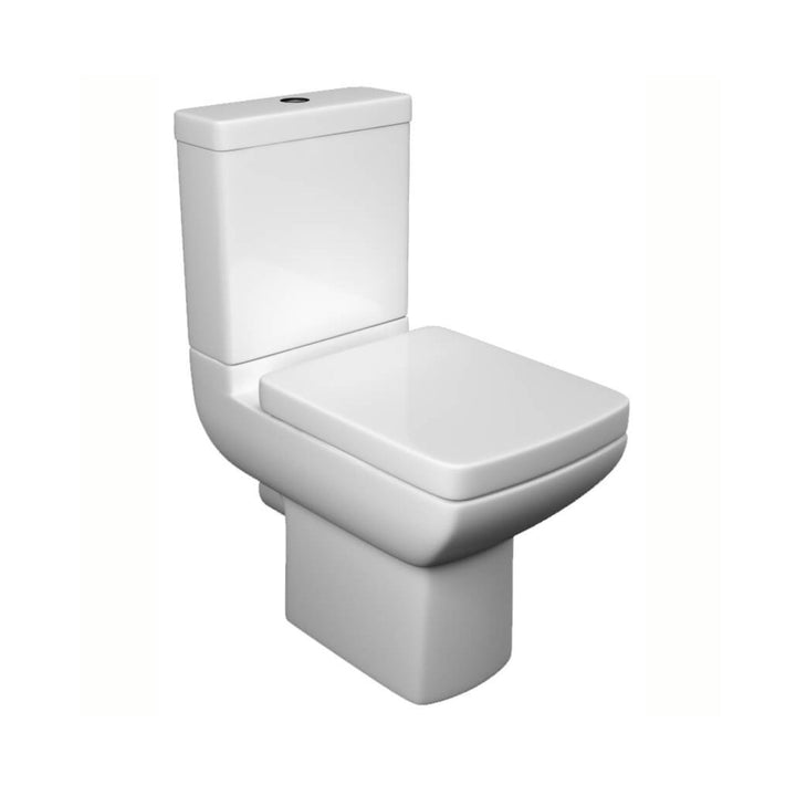 Kartell Pure Close Coupled Toilet Pan Cistern & Soft Close Seat