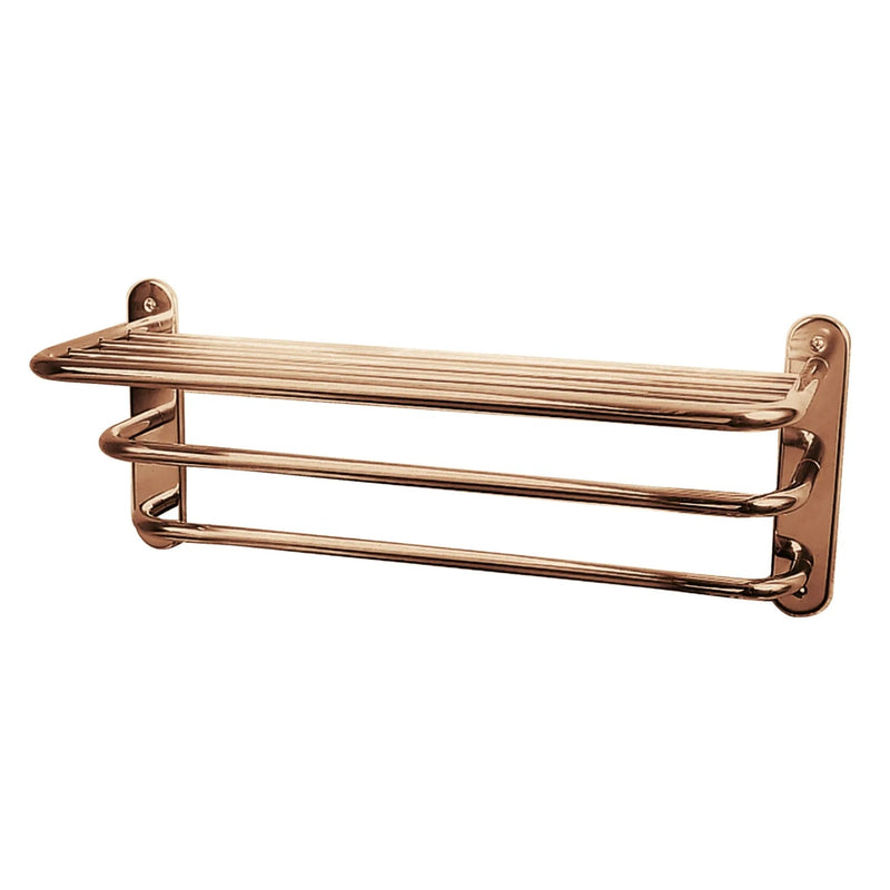 Bc Designs Victrion Three Tier Brass Towel Rack Horizontal 260Mm H X 612Mmm W Copper